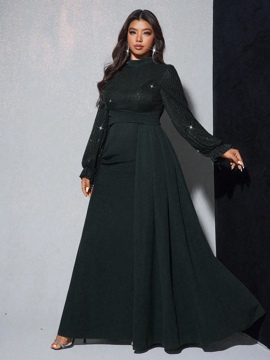 Rochie maxi SHEIN, negru