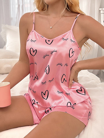 Compleu pijamale SHEIN, roz