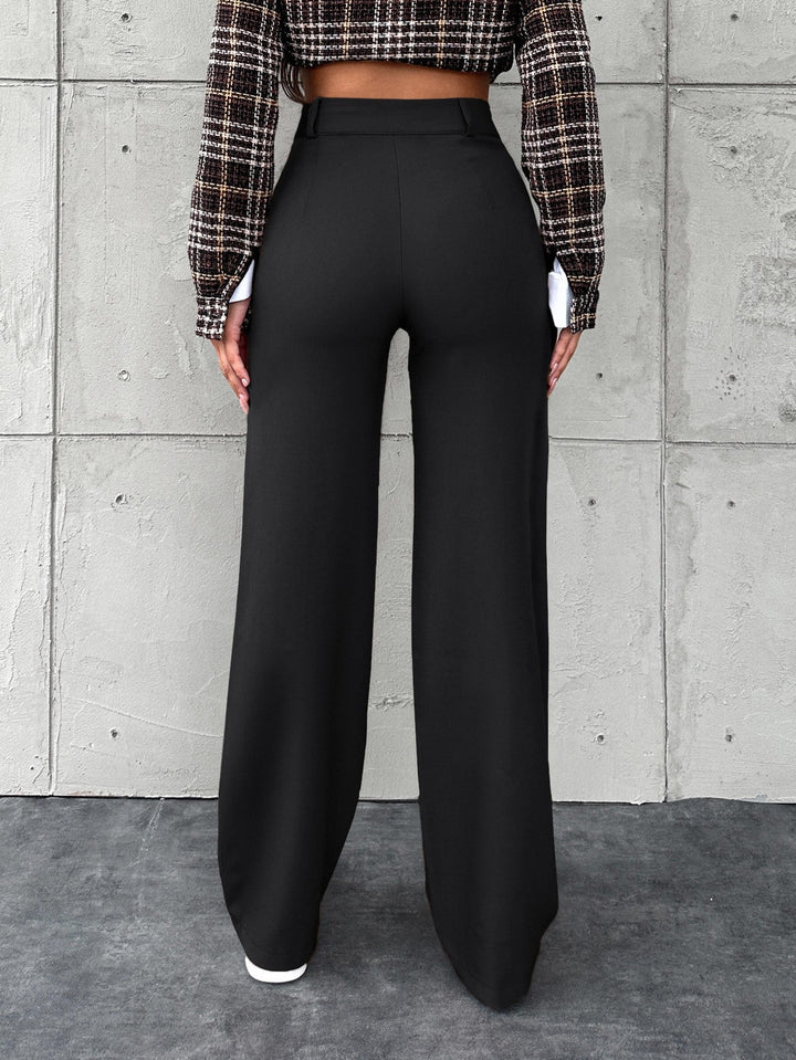 Pantalon SHEIN, negru