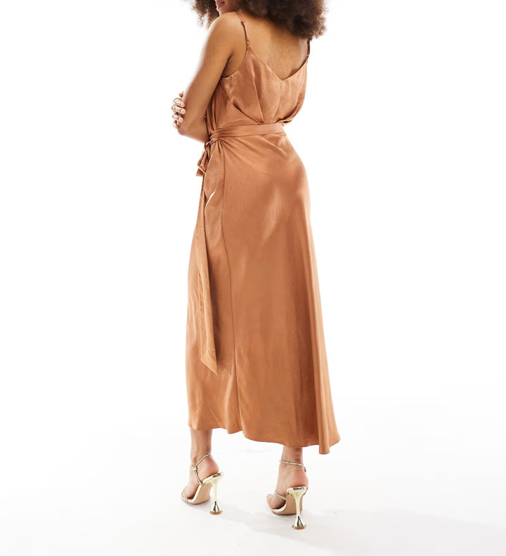 Rochie maxi Asos, maro