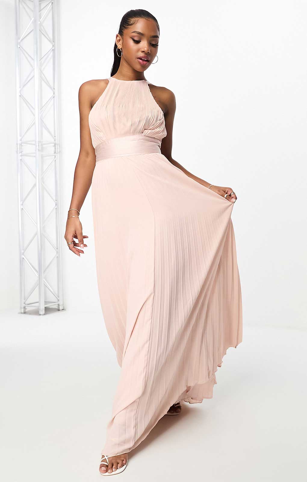 Rochie de ocazie ASOS, roz