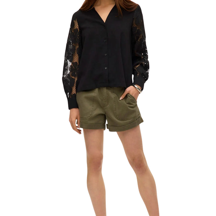 Pantaloni scurți VERO MODA, verde