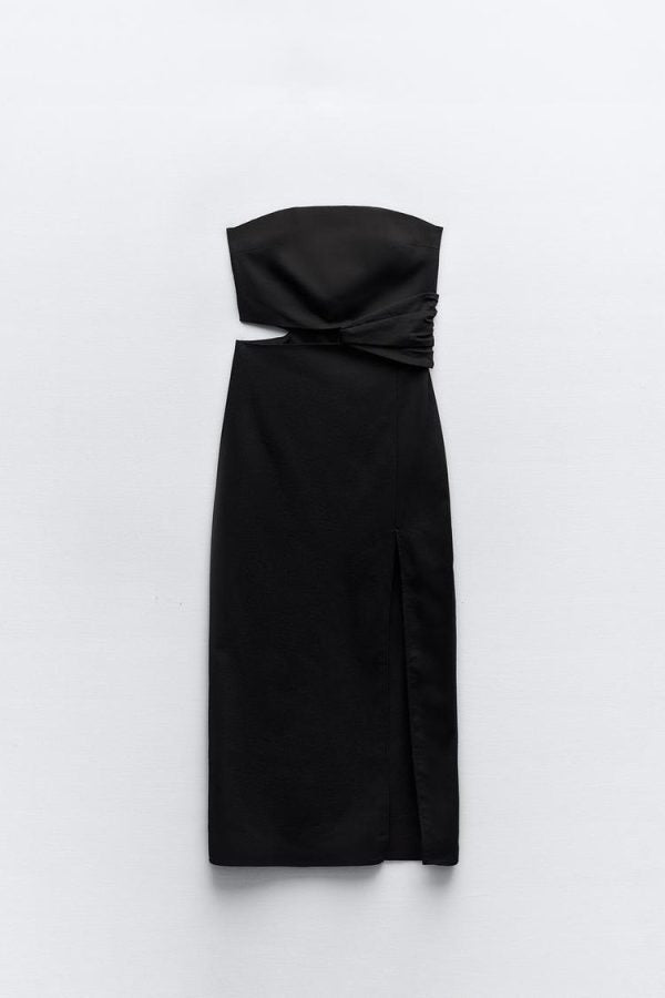 Rochie midi ZARA, negru