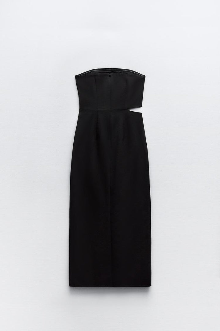 Rochie midi ZARA, negru