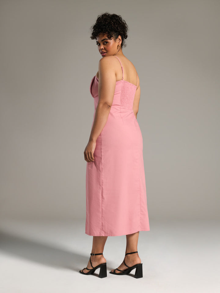 Rochie midi SINSAY, roz