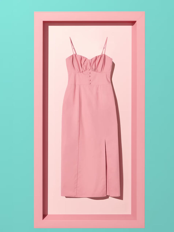 Rochie midi SINSAY, roz