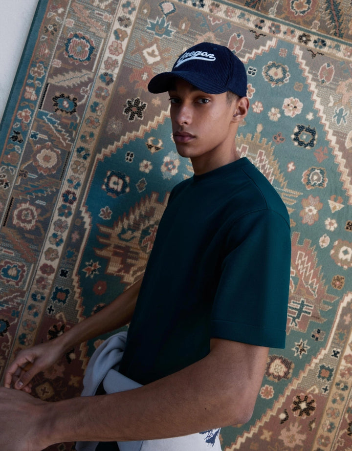 Tricou BERSHKA, verde
