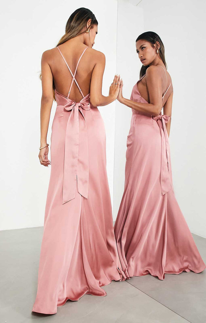 Rochie de ocazie ASOS, roz