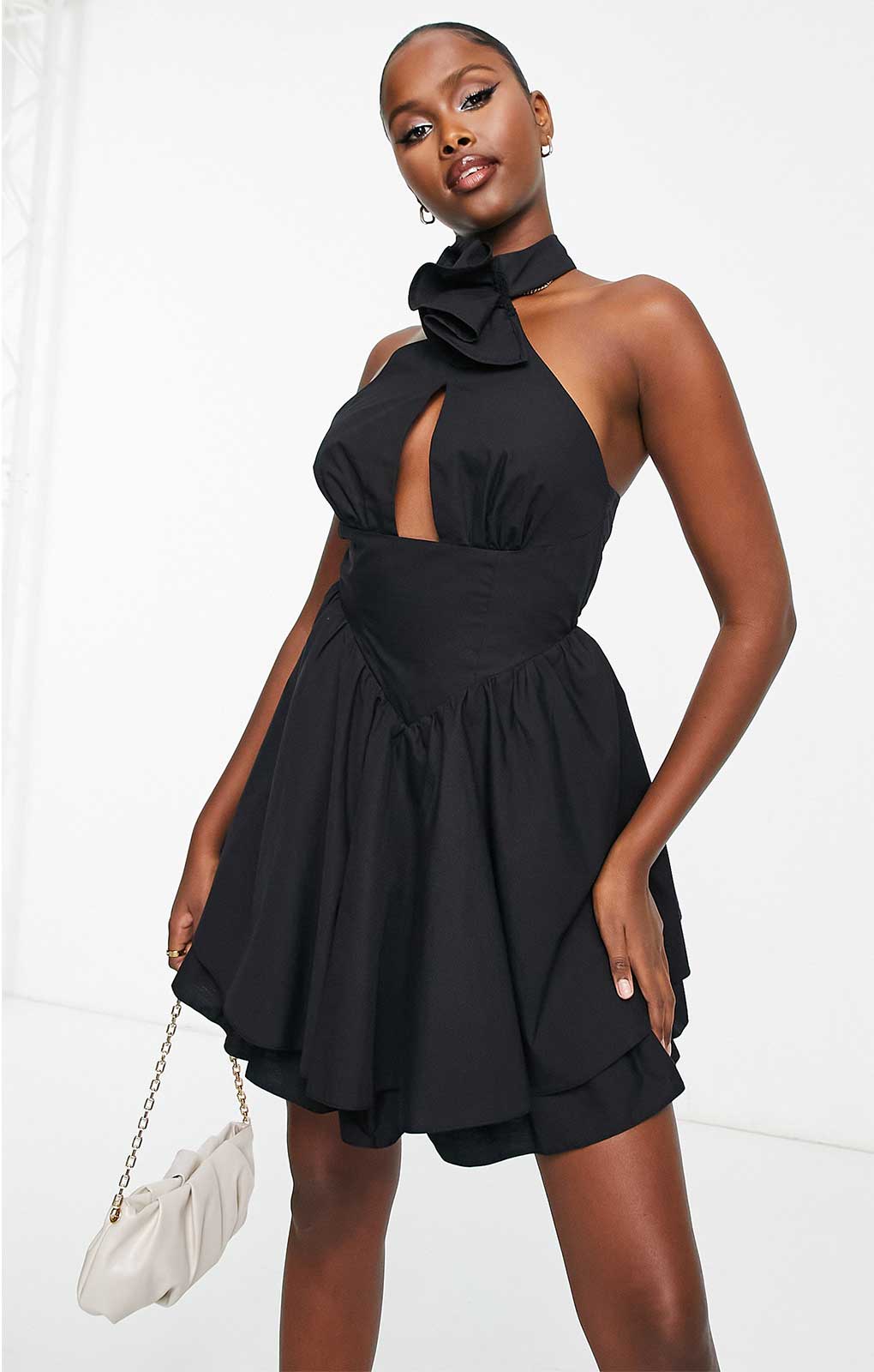 Rochie mini ASOS, negru
