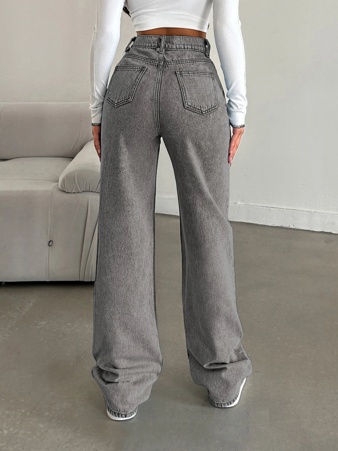 Jeans SHEIN, gri