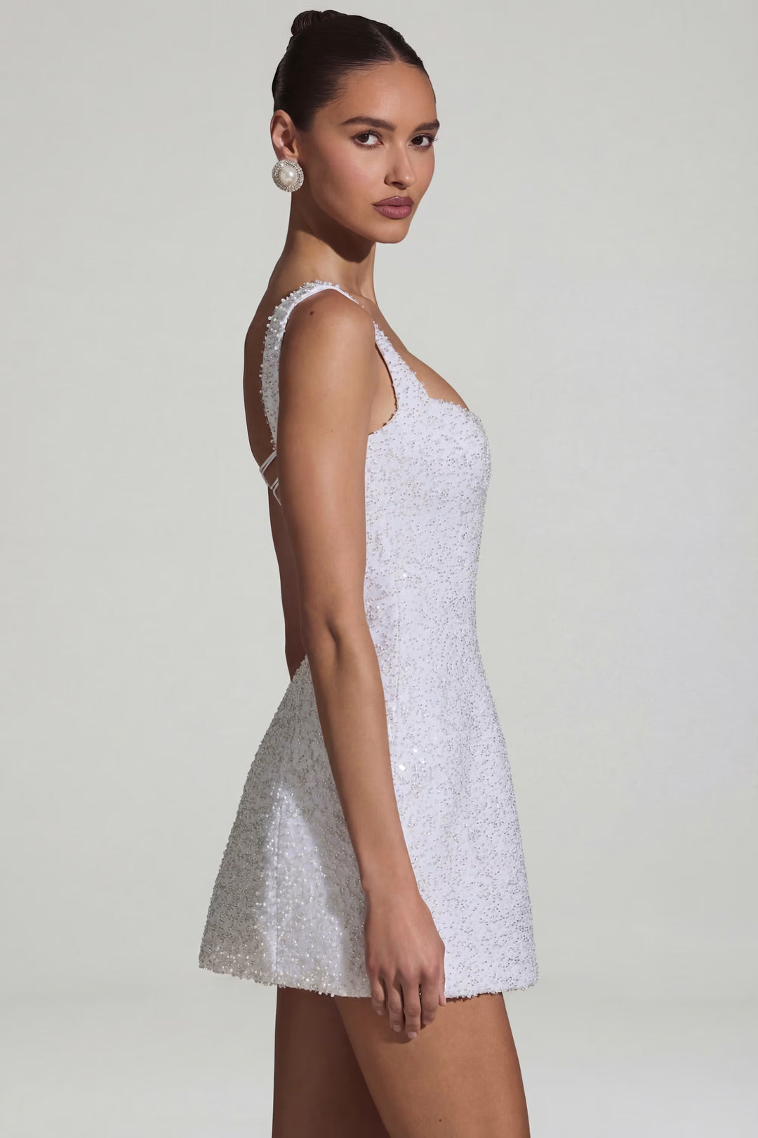 Oh Polly occasion dress, white