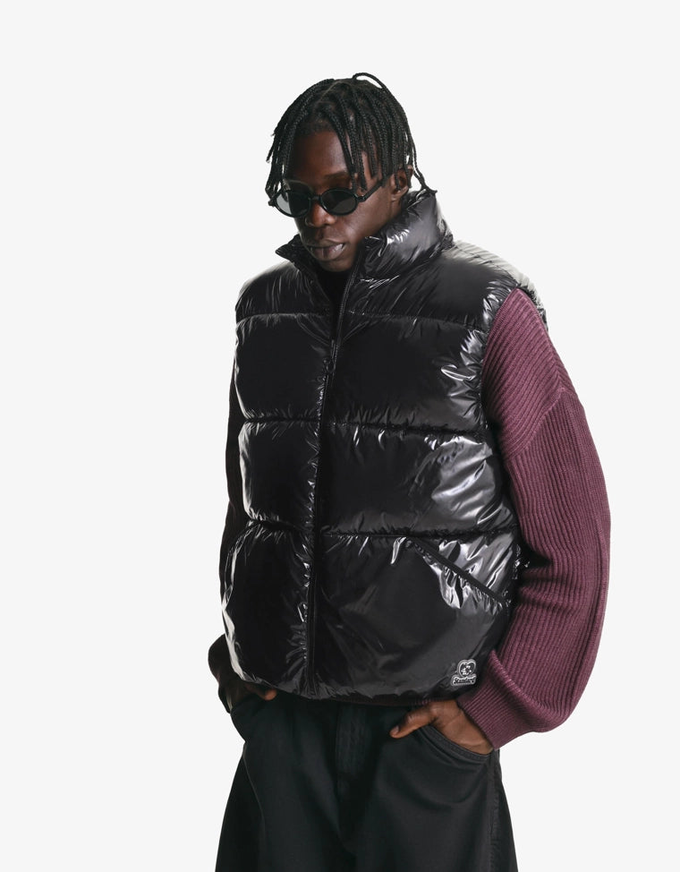 Vestă BERSHKA, negru