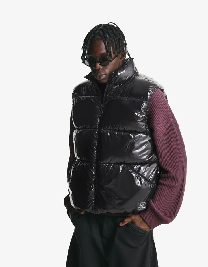 Vestă BERSHKA, negru