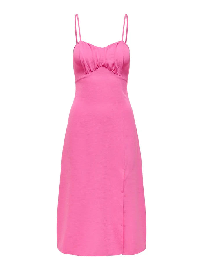 Rochie midi ONLY, roz