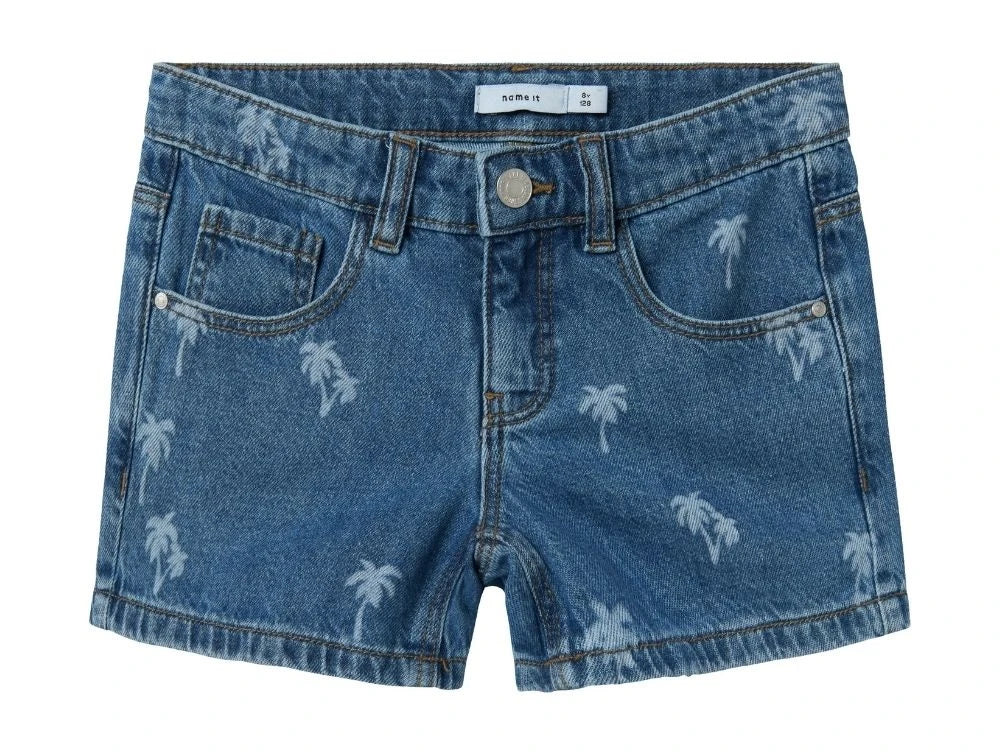 Pantaloni scurți de blugi Name It, albastru