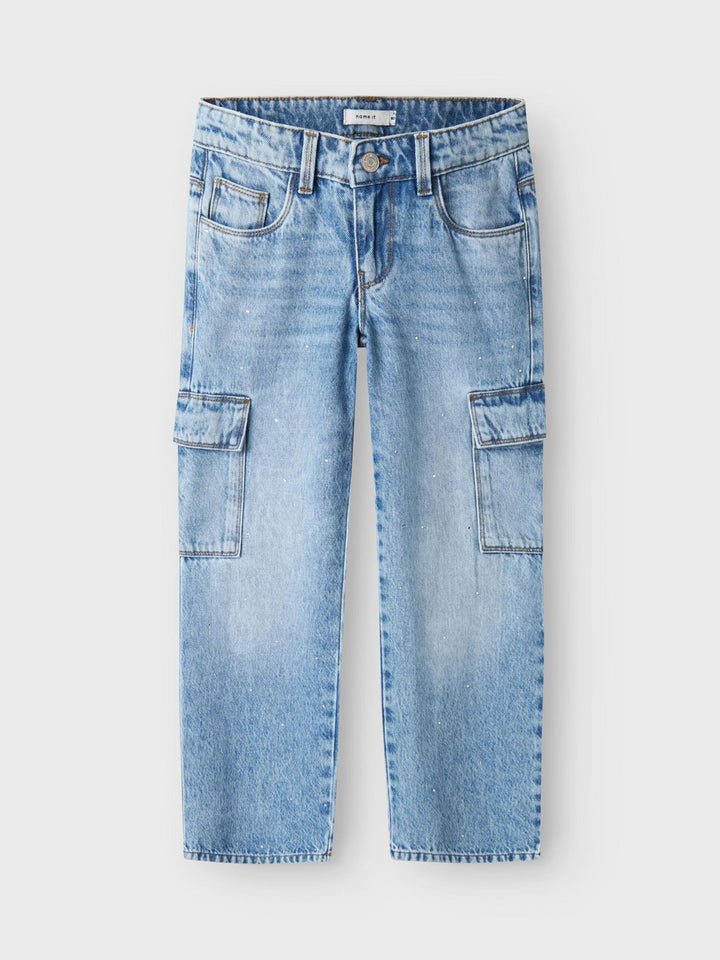 Jeans Name It, albastru