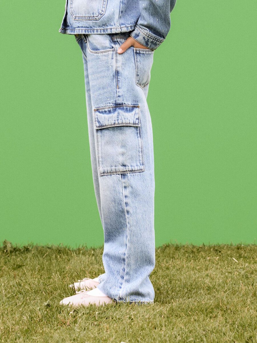 Jeans Name It, albastru