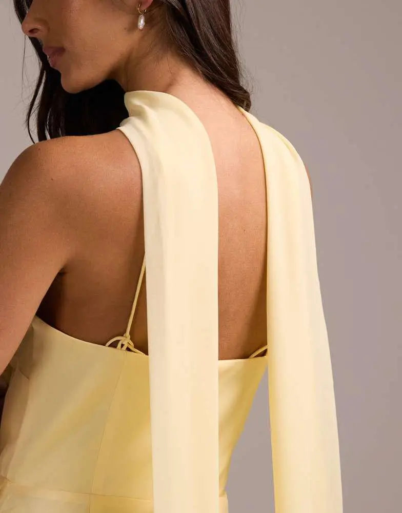 Rochie maxi ASOS, galben