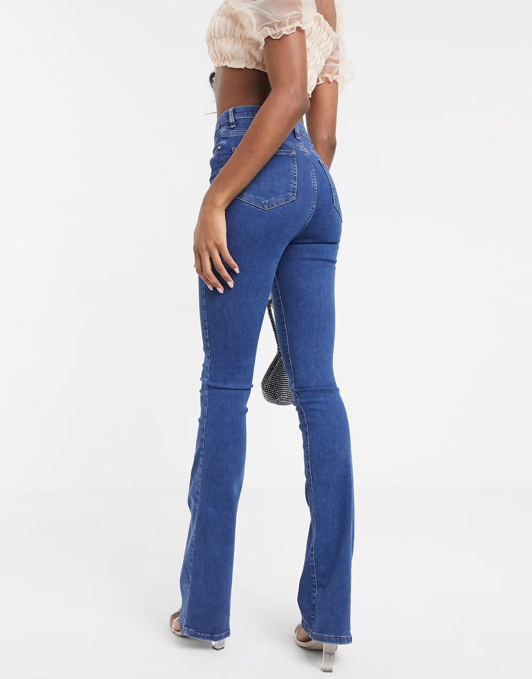 Jeans ASOS, albastru