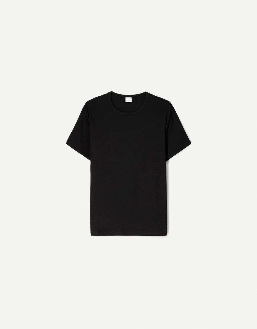 Tricou BERSHKA, negru