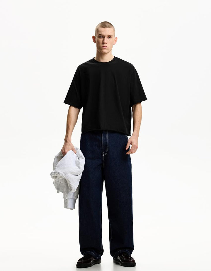 Tricou BERSHKA, negru