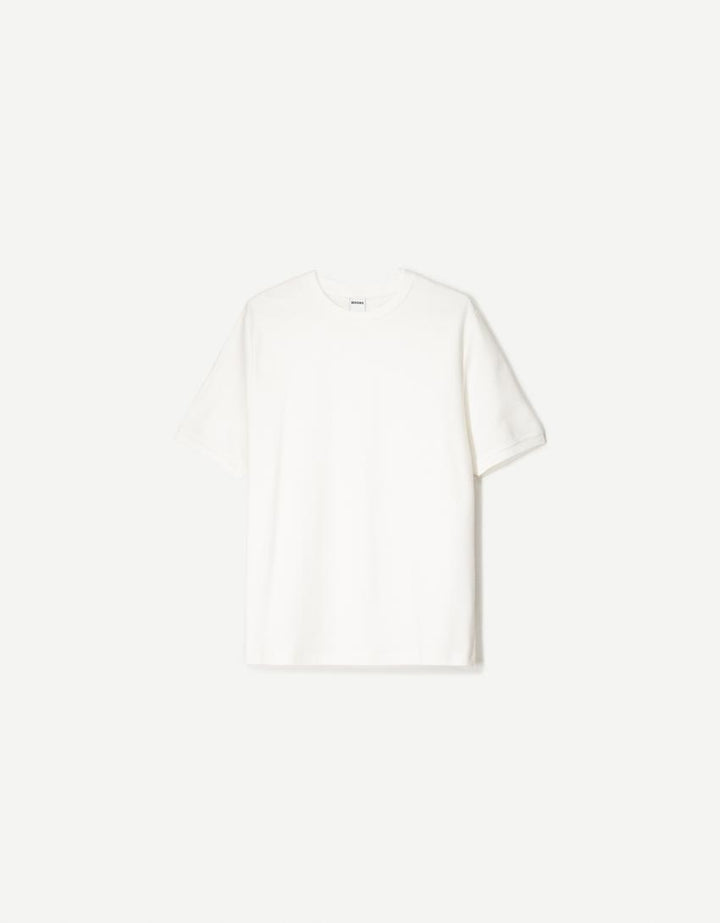 Tricou BERSHKA, alb
