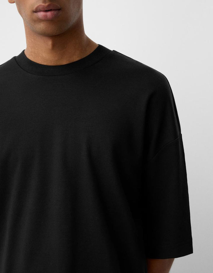 Tricou BERSHKA, negru