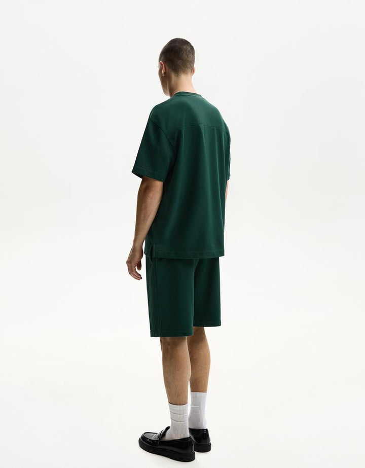 Tricou BERSHKA, verde