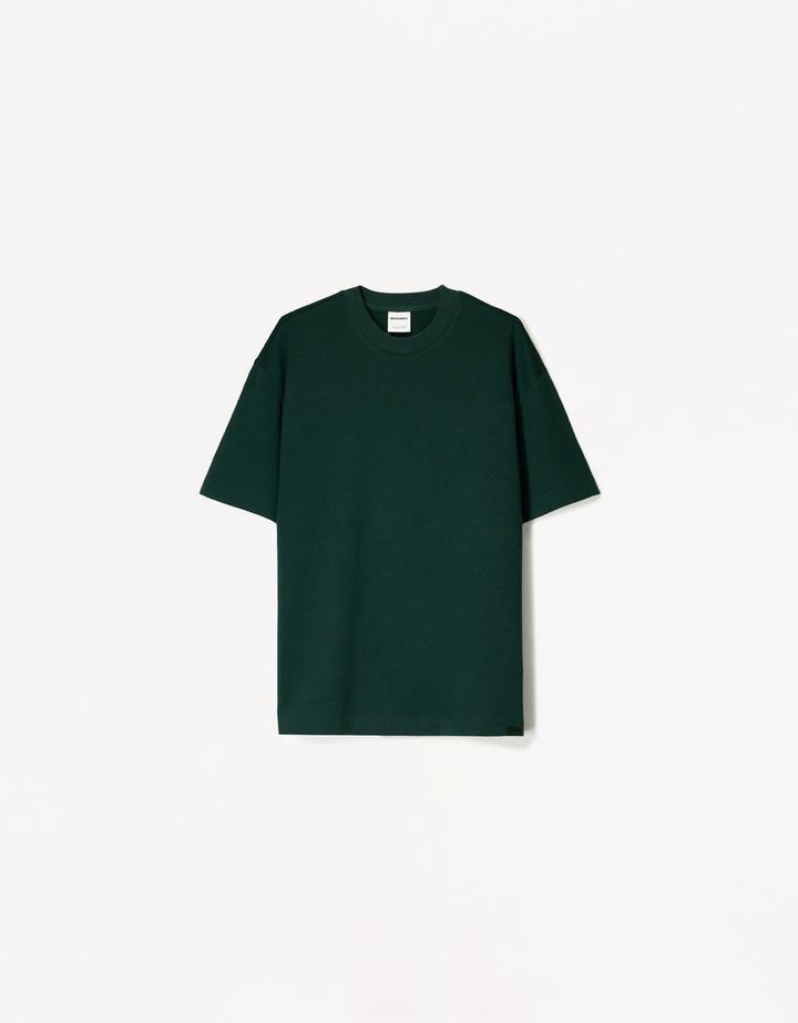 Tricou BERSHKA, verde