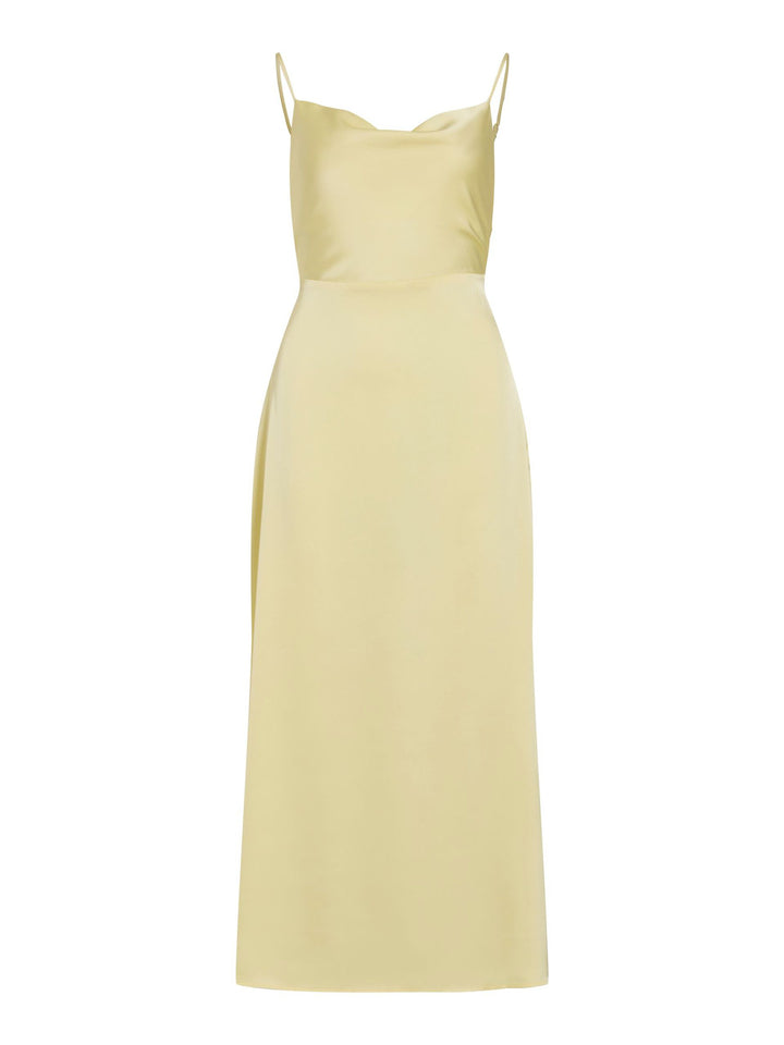 Rochie midi VILA, galben