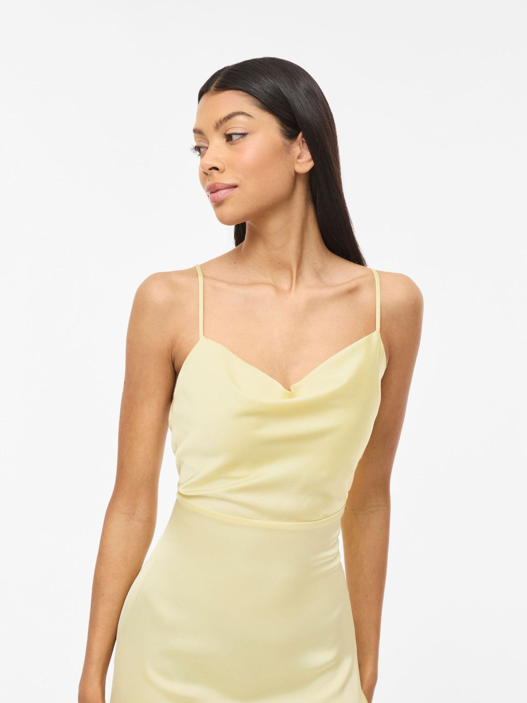 Rochie midi VILA, galben