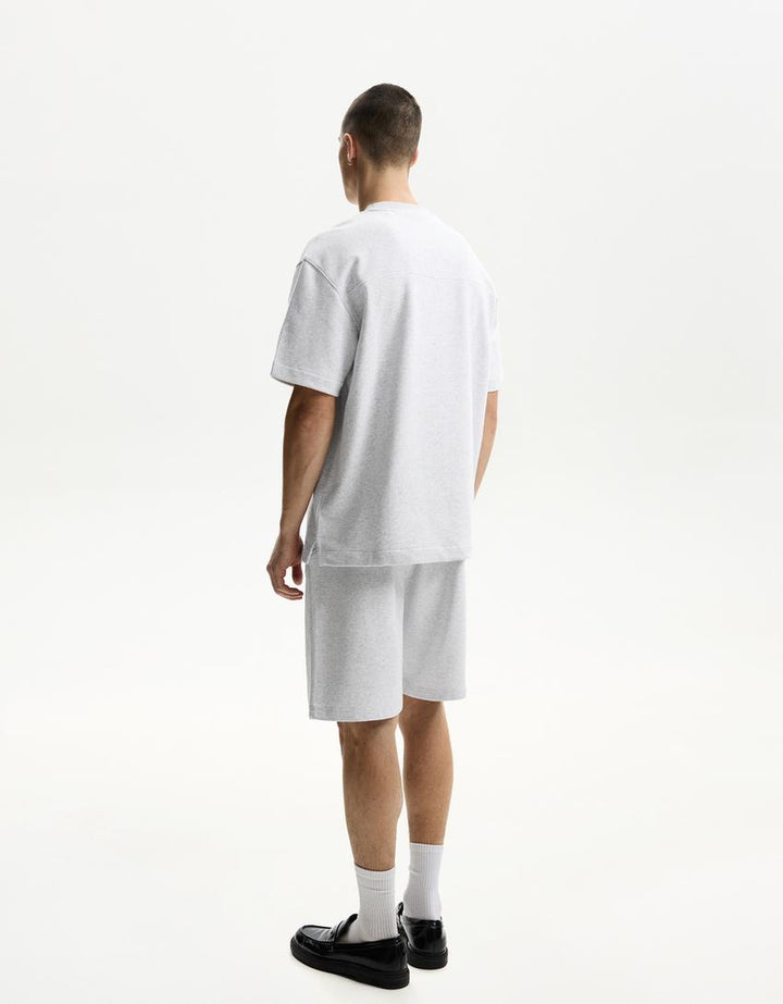 Tricou BERSHKA, gri