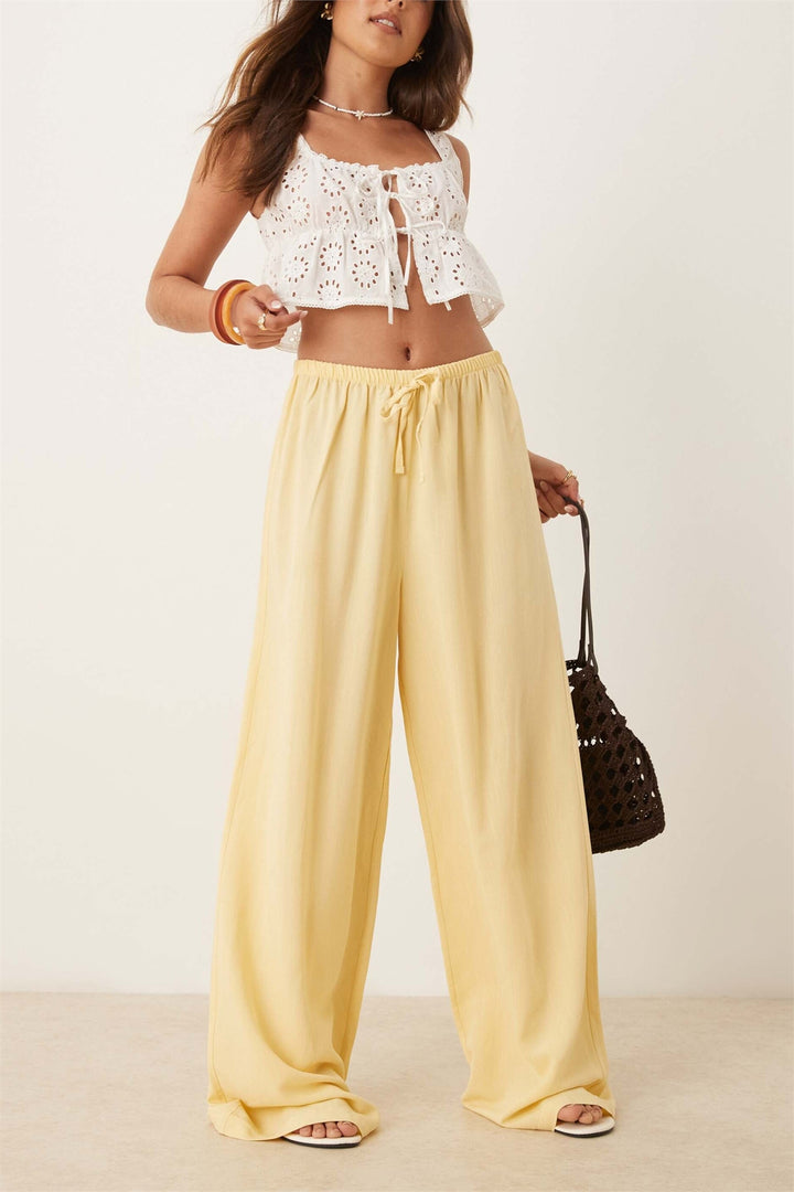 Pantaloni ASOS, galben