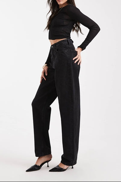 Jeans ASOS, negru