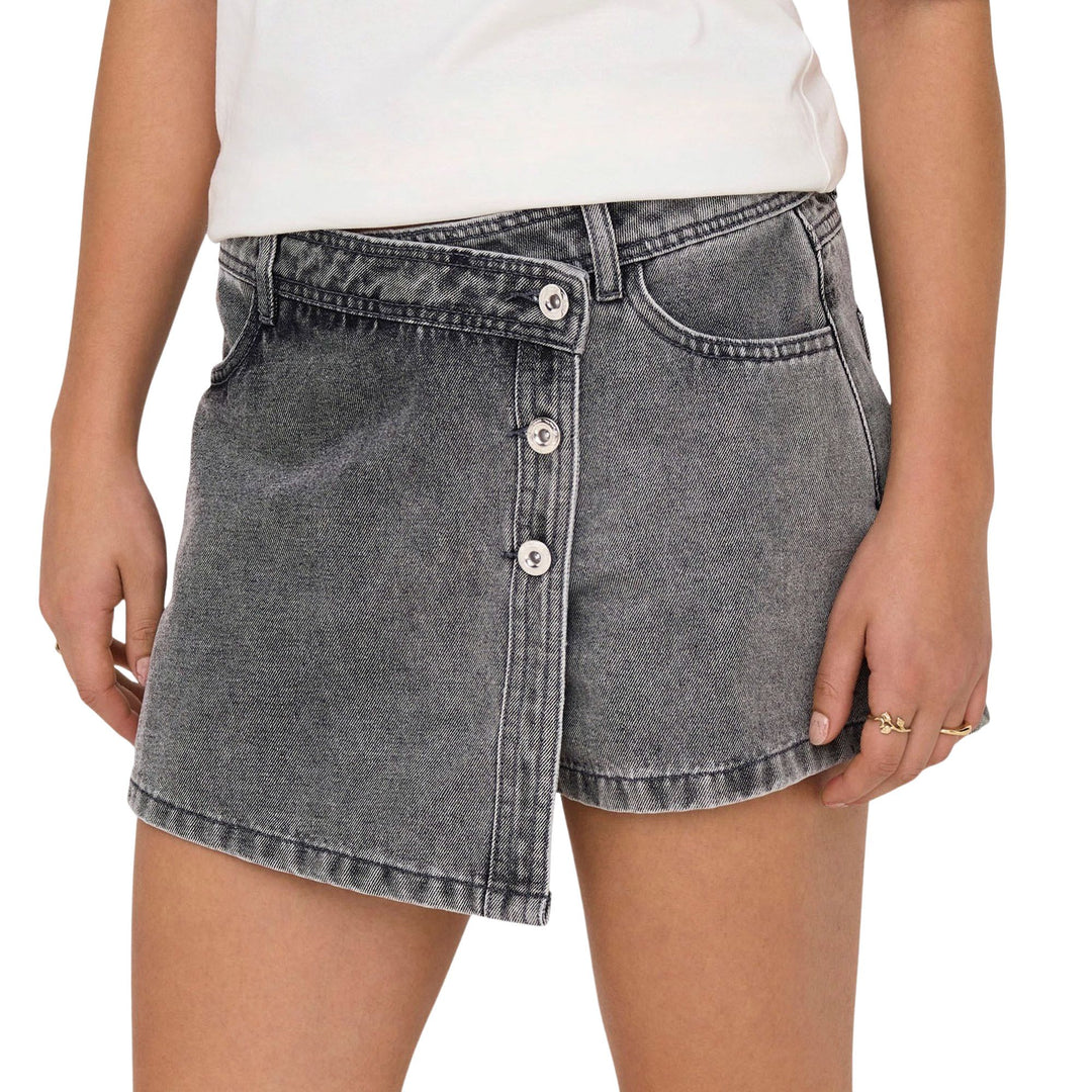 Pantaloni scurți de blugi ONLY, gri
