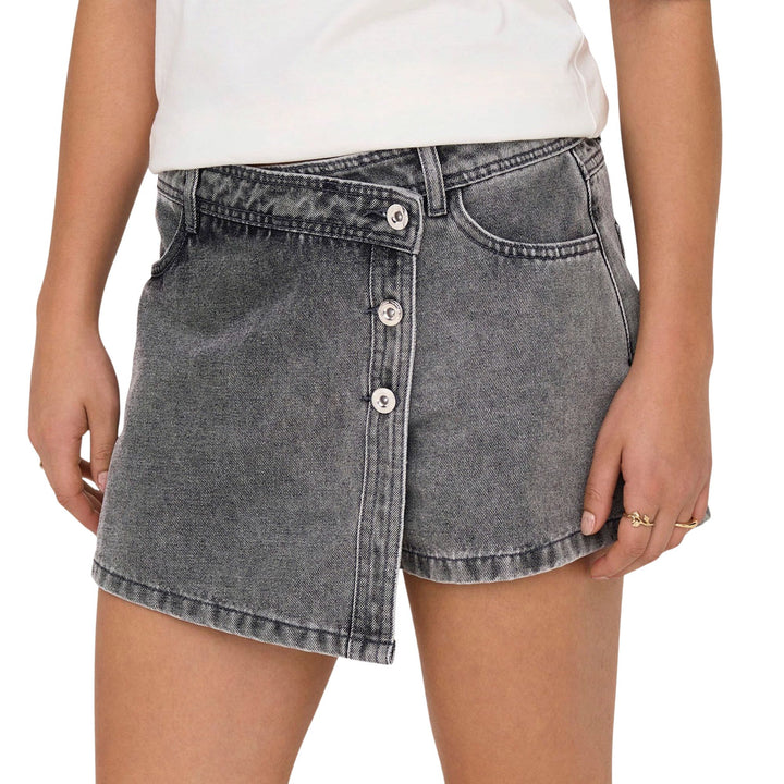 Pantaloni scurți de blugi ONLY, gri