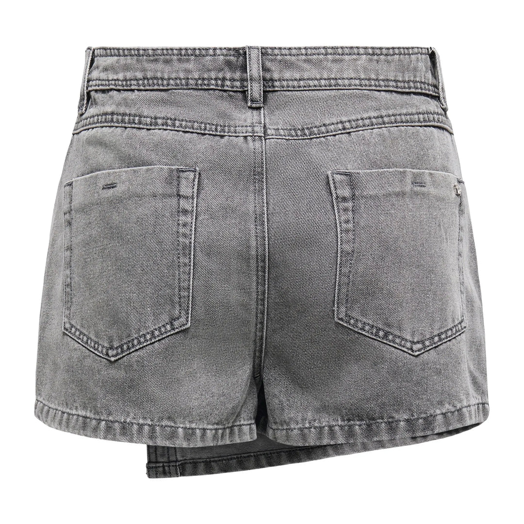 Pantaloni scurți de blugi ONLY, gri