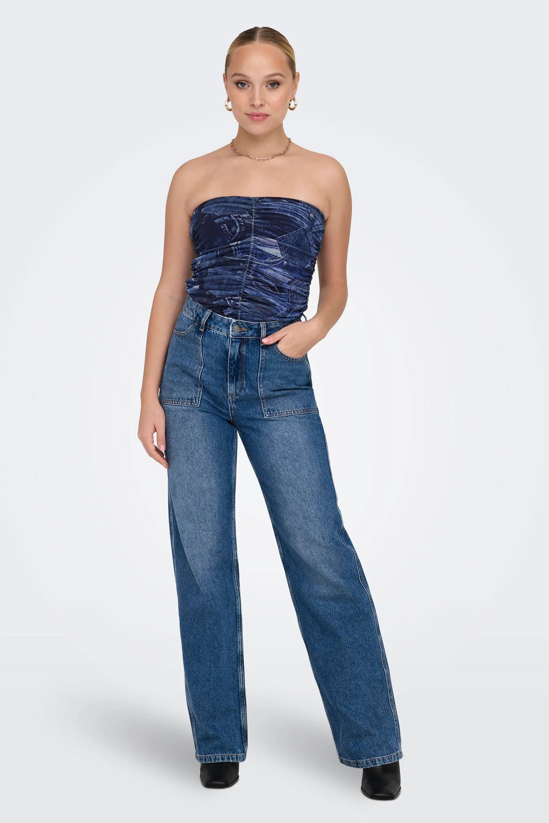 Top ONLY, albastru