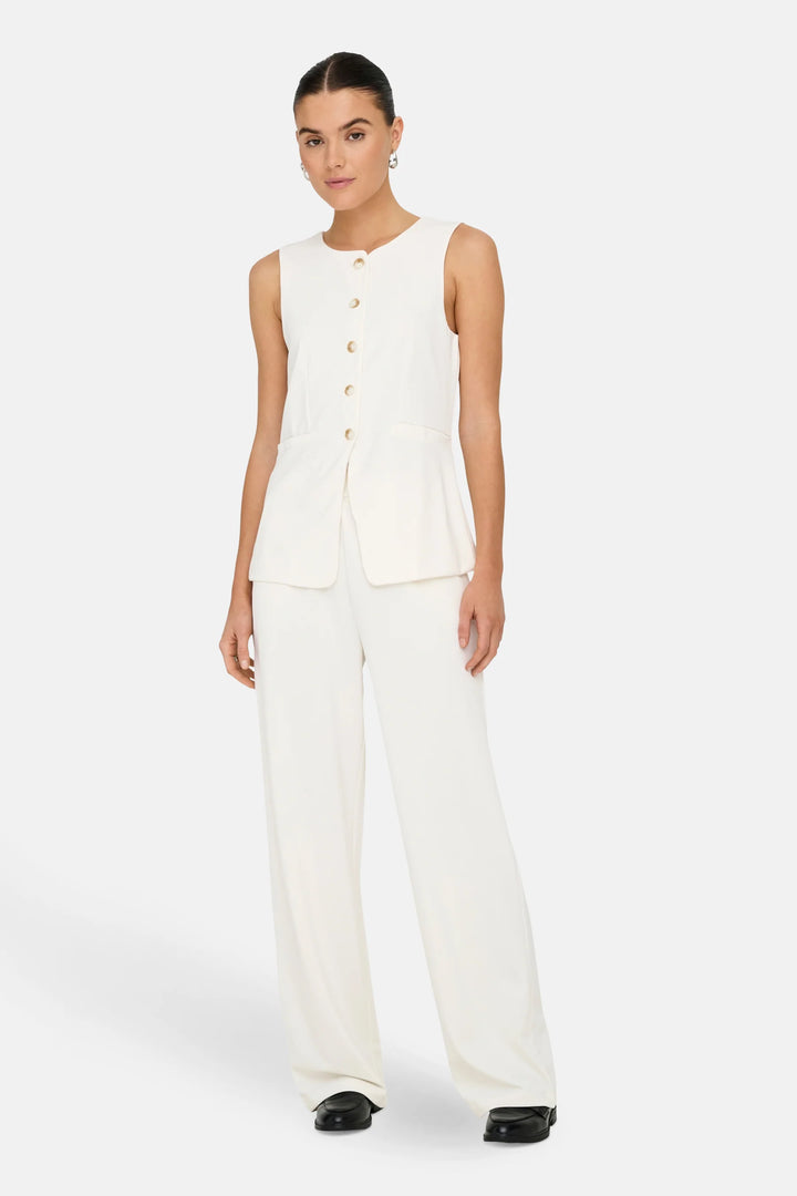 Pantaloni JDY, alb