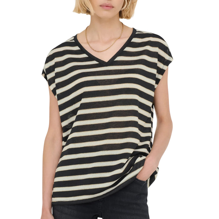 Tricou PIECES, mix culori