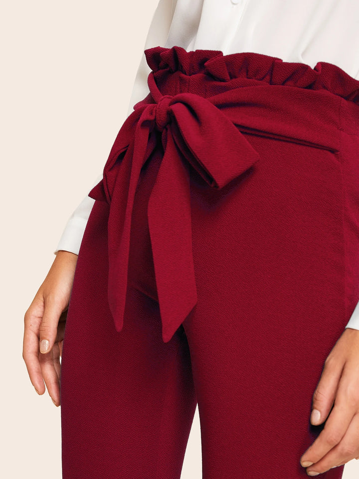 Pantaloni SHEIN, roșu