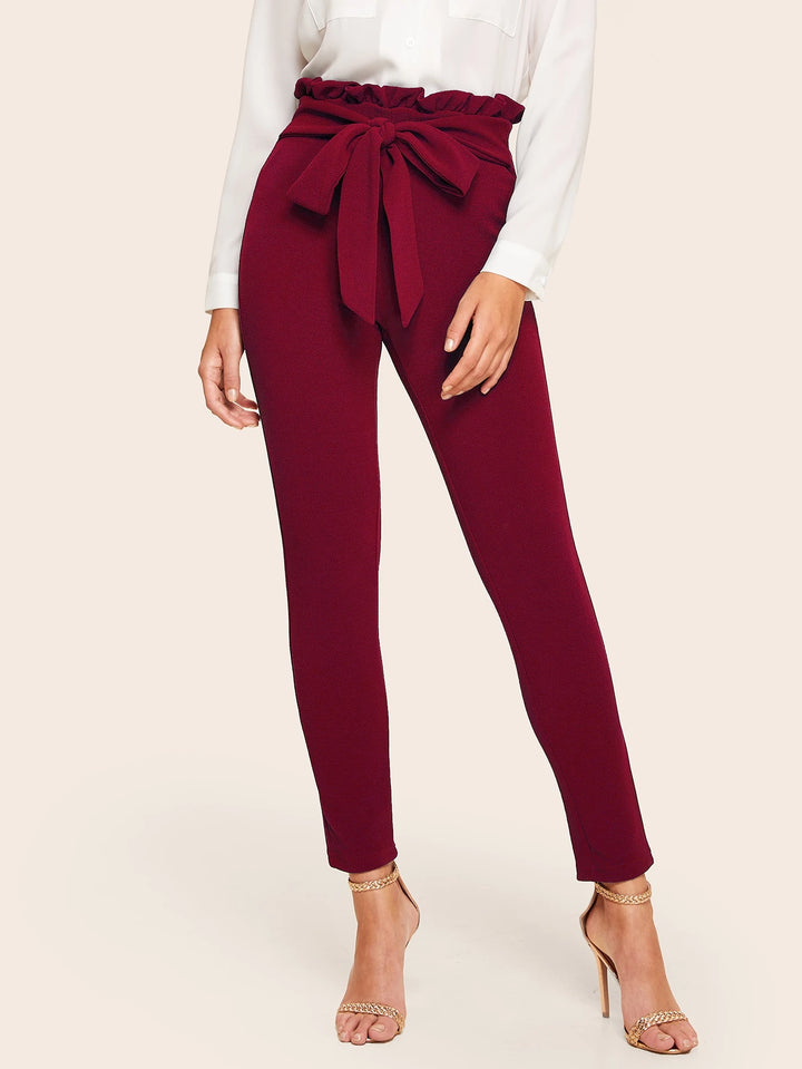 Pantaloni SHEIN, roșu