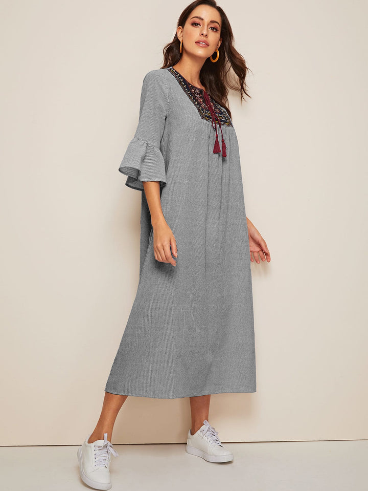 Rochie maxi SHEIN, gri