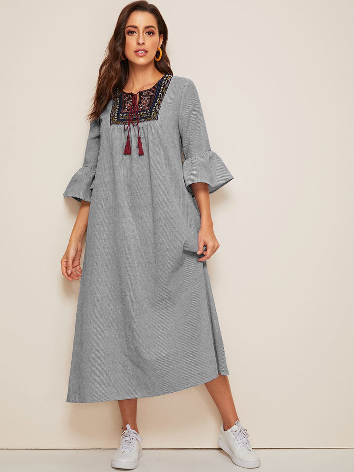 Rochie maxi SHEIN, gri