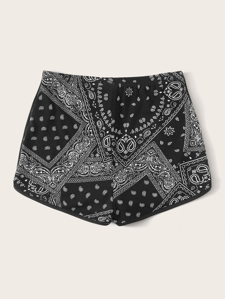 Pantaloni scurți SHEIN, negru