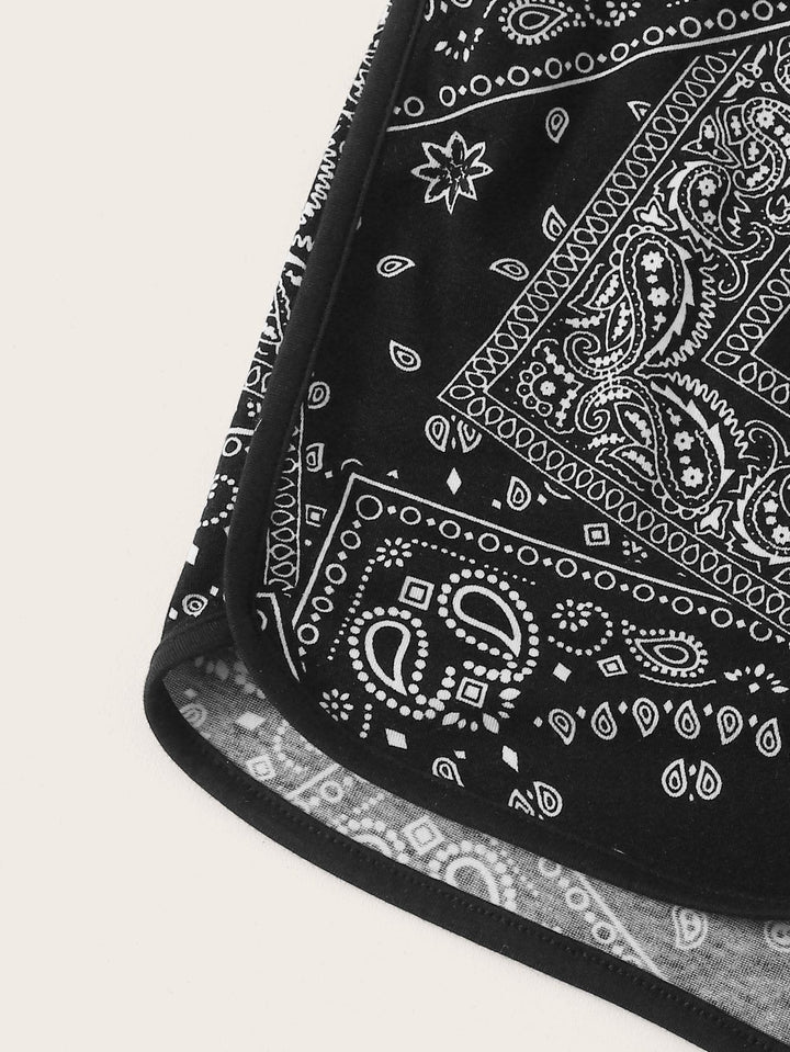 Pantaloni scurți SHEIN, negru