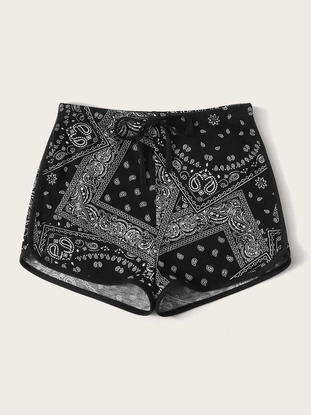 Pantaloni scurți SHEIN, negru