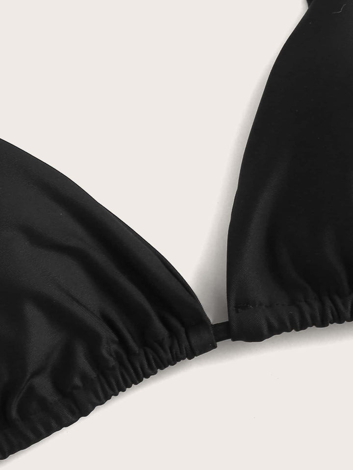 Set bikini SHEIN, negru