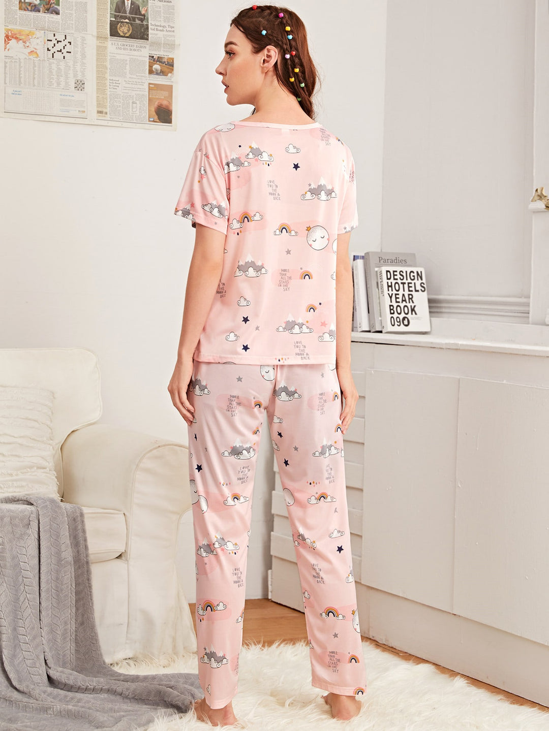Pijama SHEIN, roz