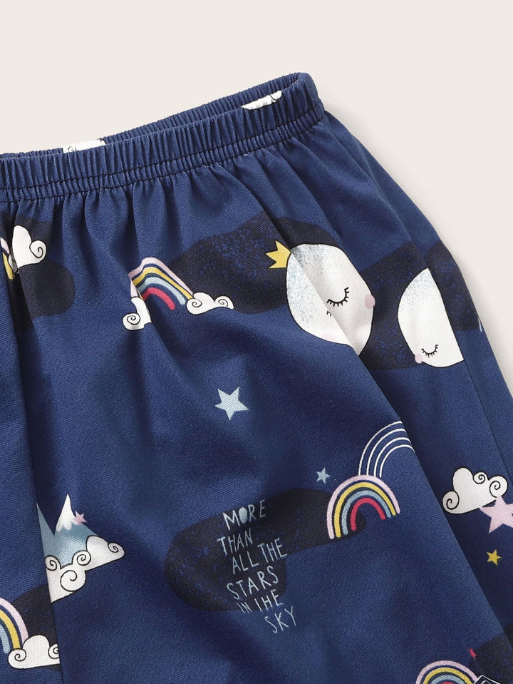 Pijama SHEIN, albastru